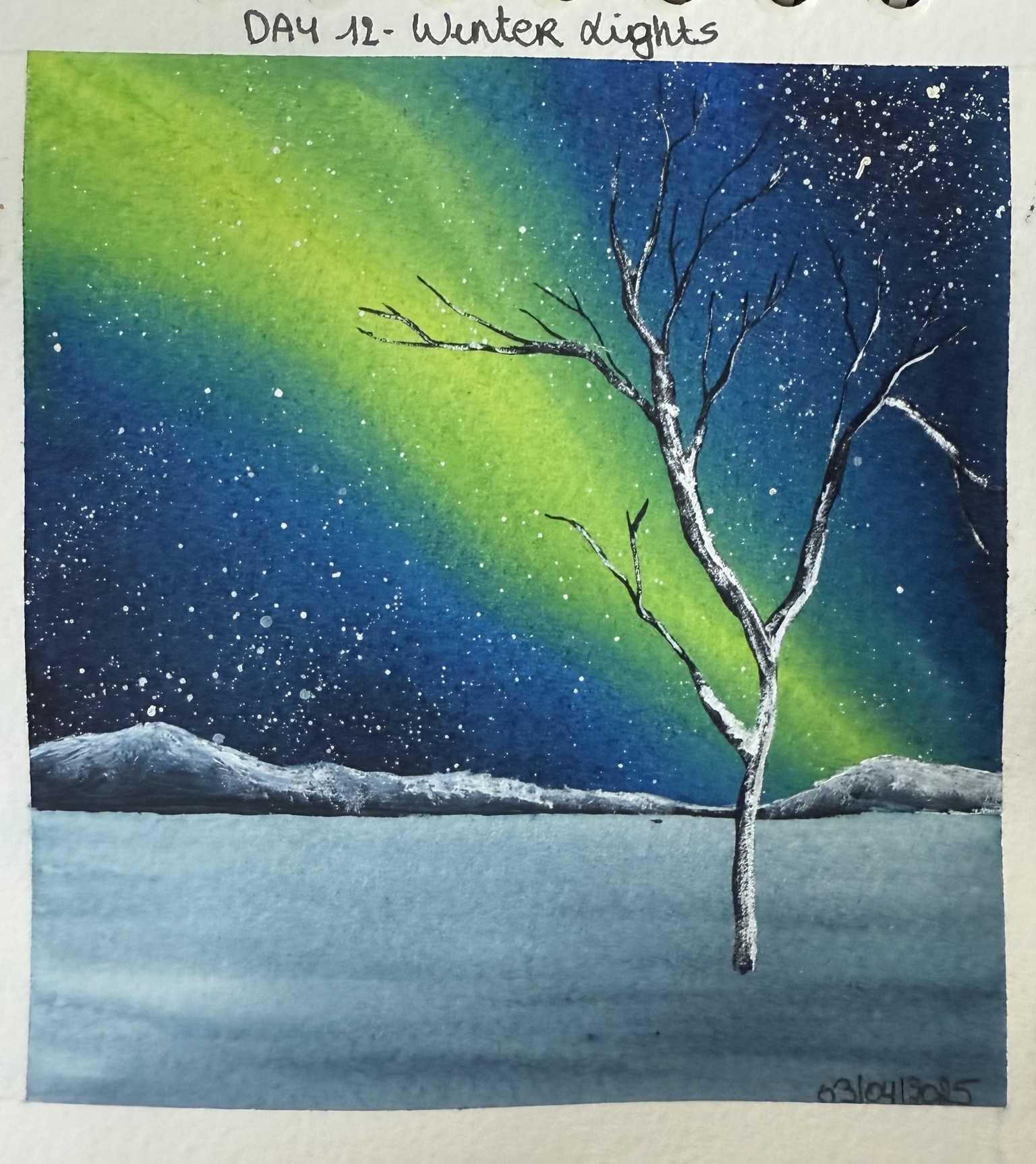 Winter landscapes - 30 days challenge - image 12 - student project