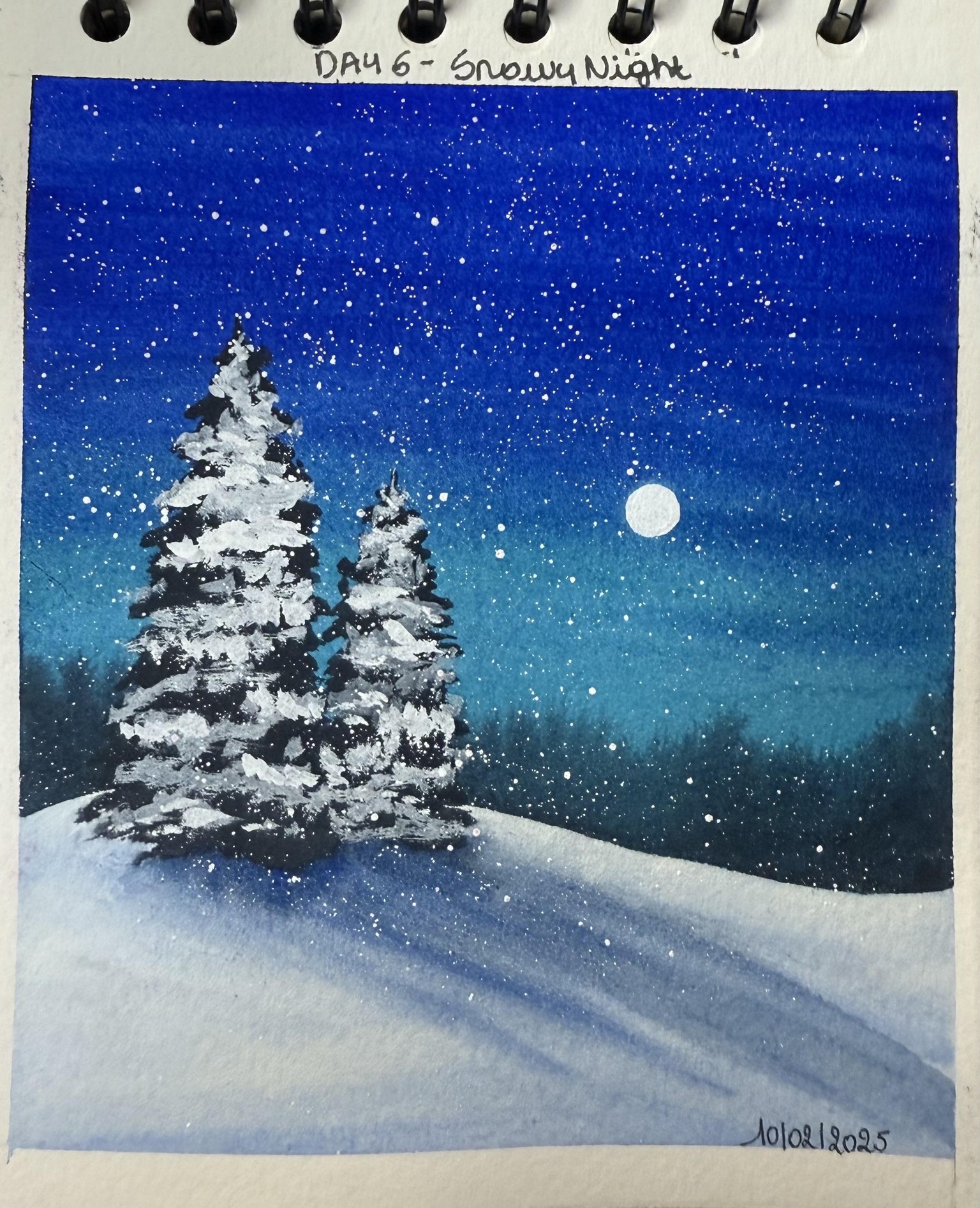 Winter landscapes - 30 days challenge - image 6 - student project