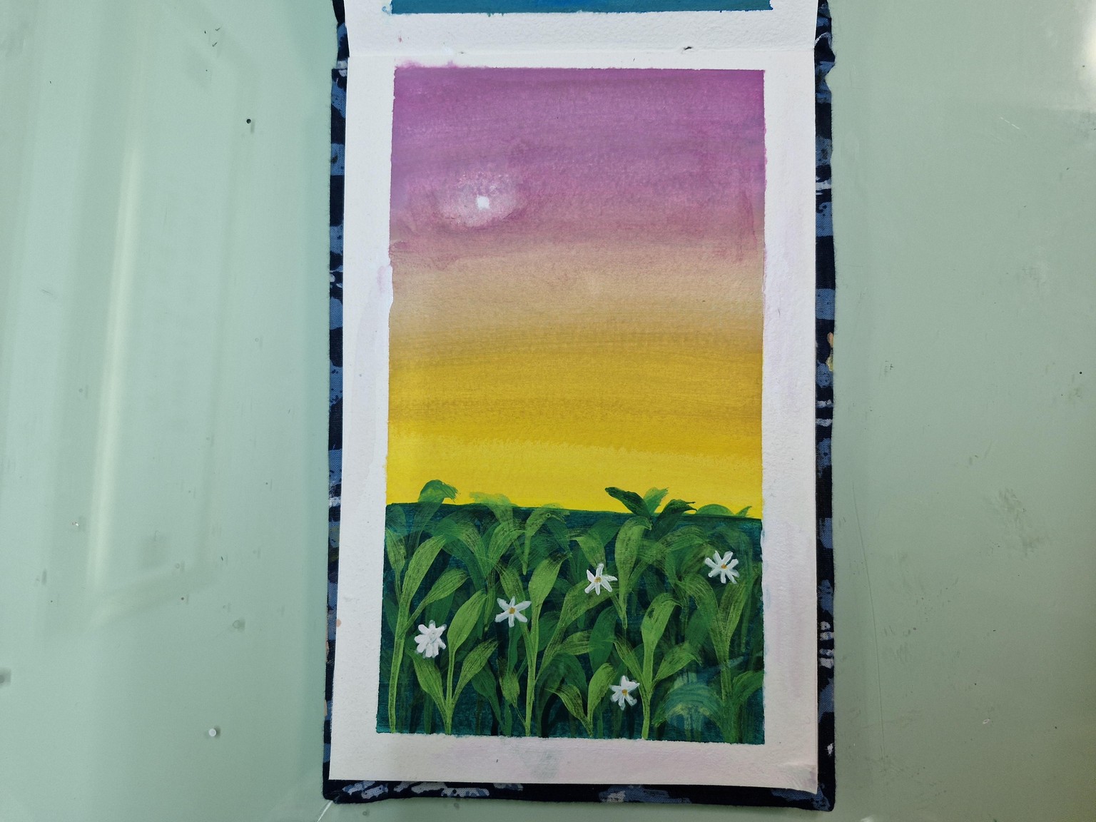 Gouache landscape Adventure - image 2 - student project