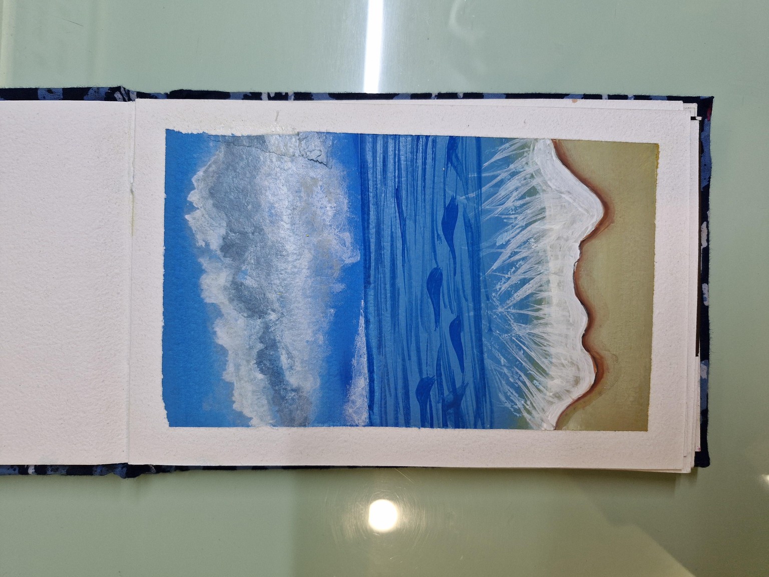 Gouache landscape Adventure - image 1 - student project