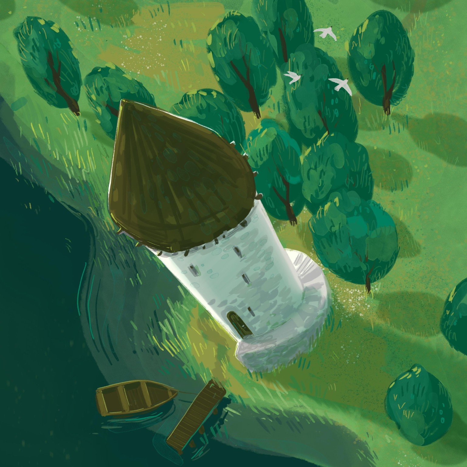 Tower from above - image 1 - student project