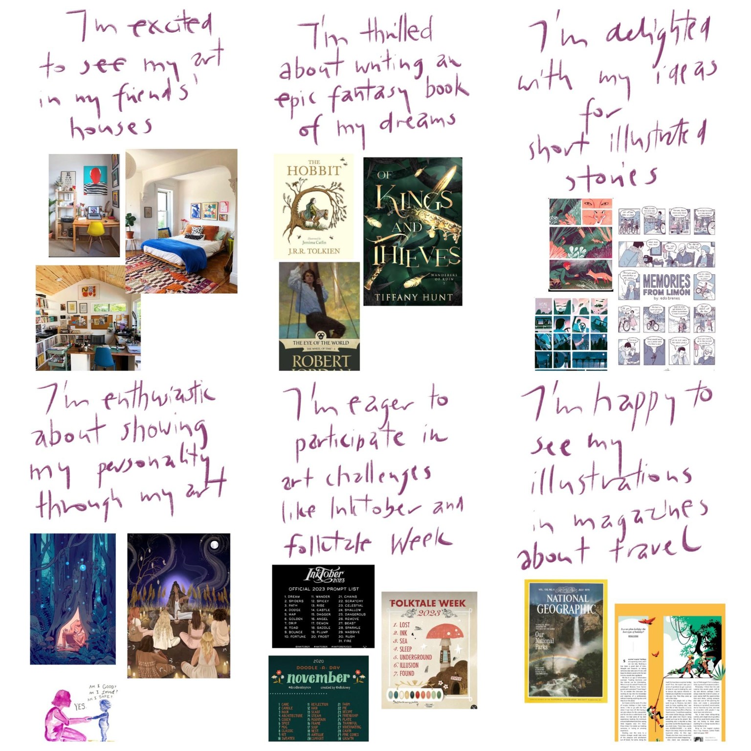 Illustration & Books Art Goals - image 2 - student project