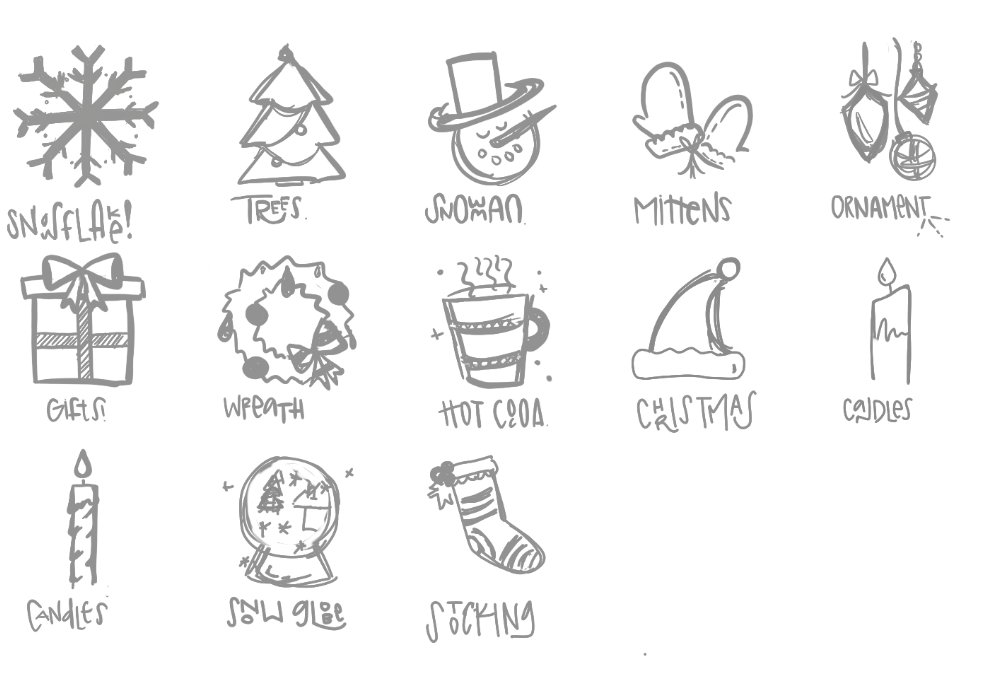 Holiday icons!  - image 1 - student project