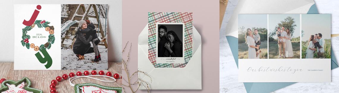Christmas greeting cards with customizable photo - image 1 - student project