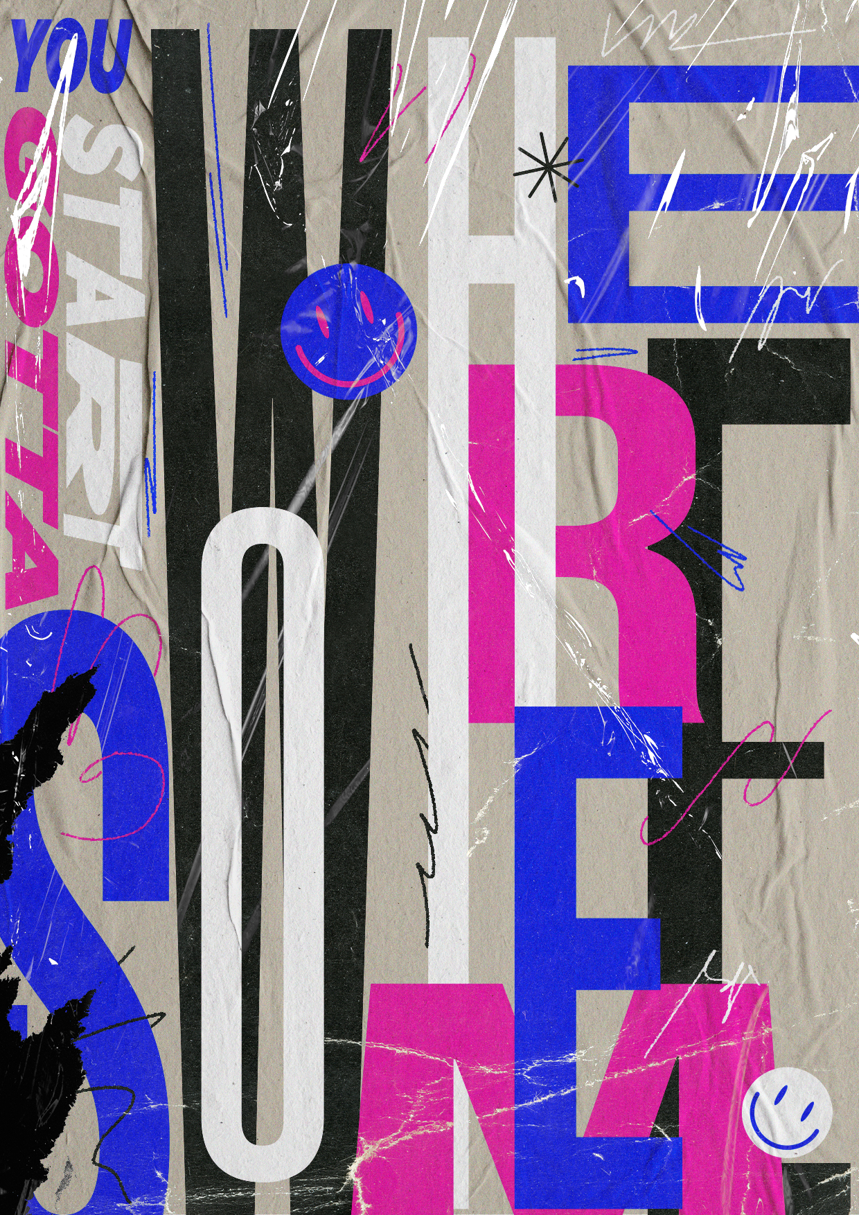 Typographic Poster design - image 3 - student project