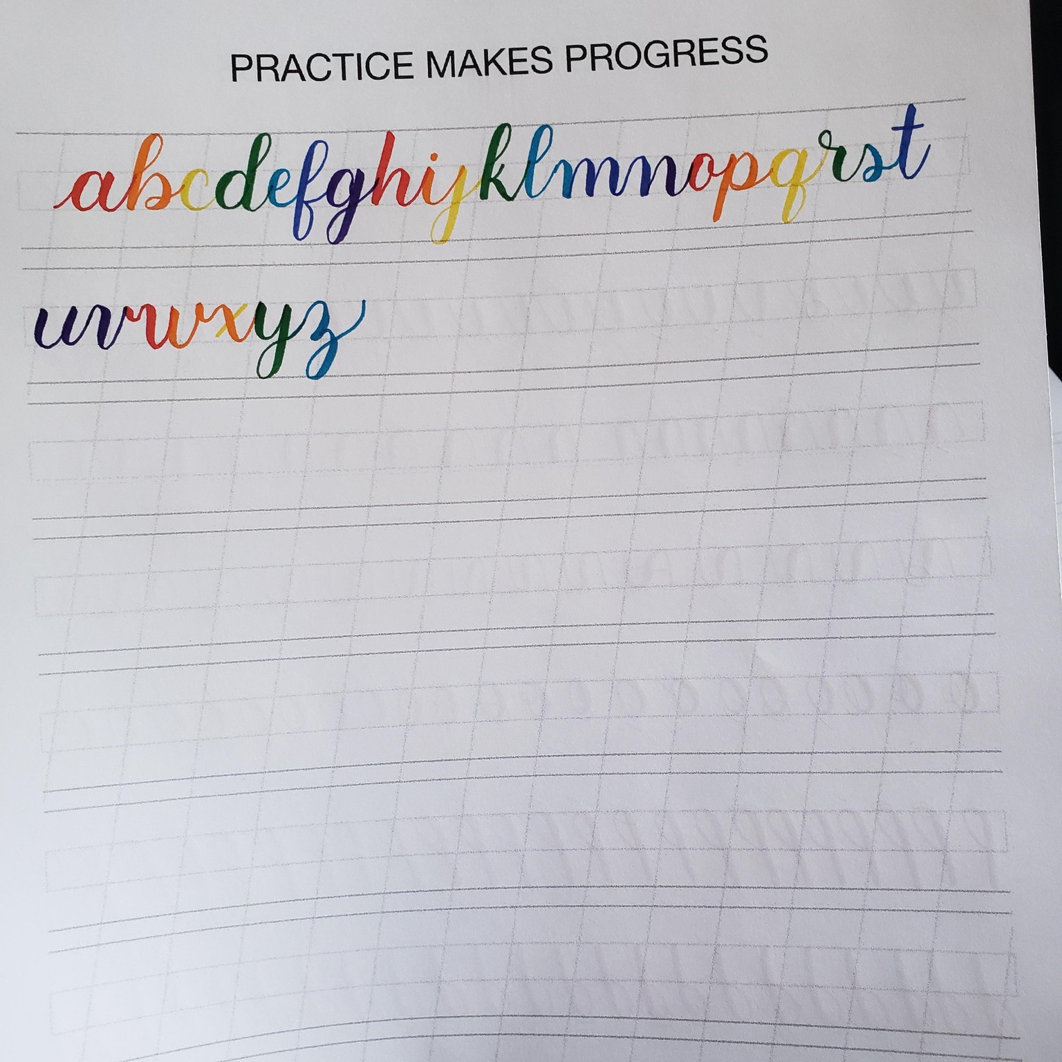 Basic strokes, lower letter, and final project - image 2 - student project