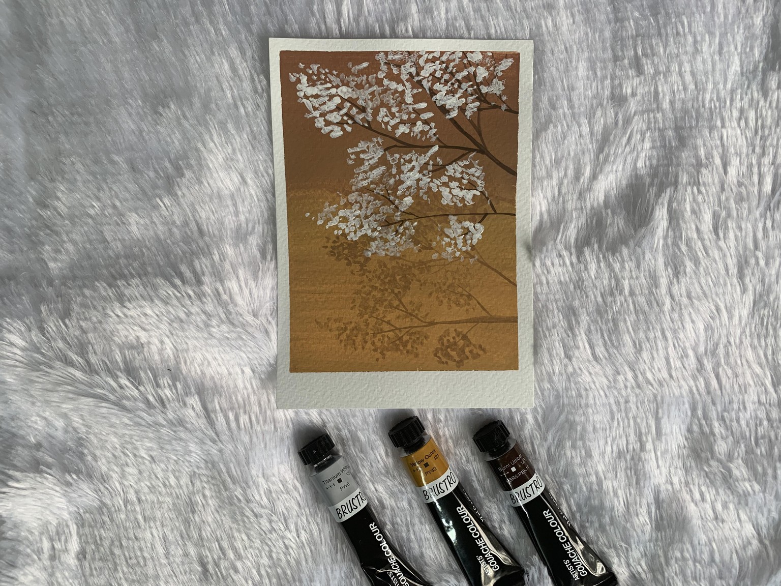 Gouache landscape - image 2 - student project
