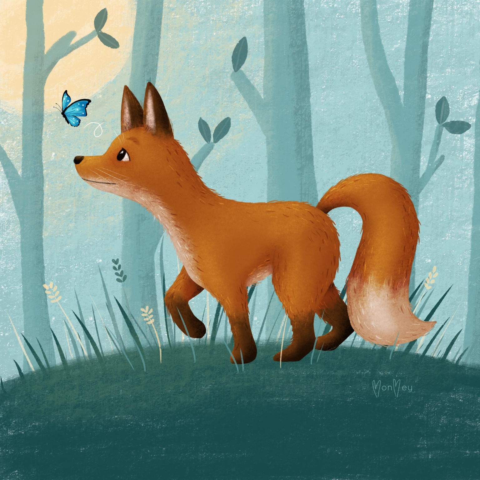 Fox Drawing - image 1 - student project