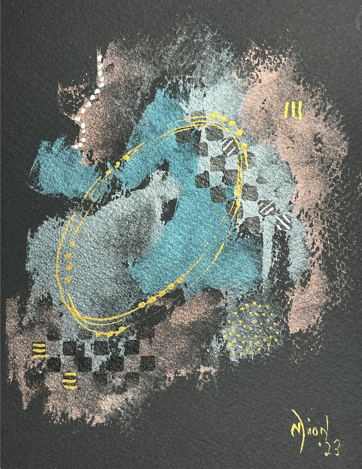 Metallics on black - image 1 - student project