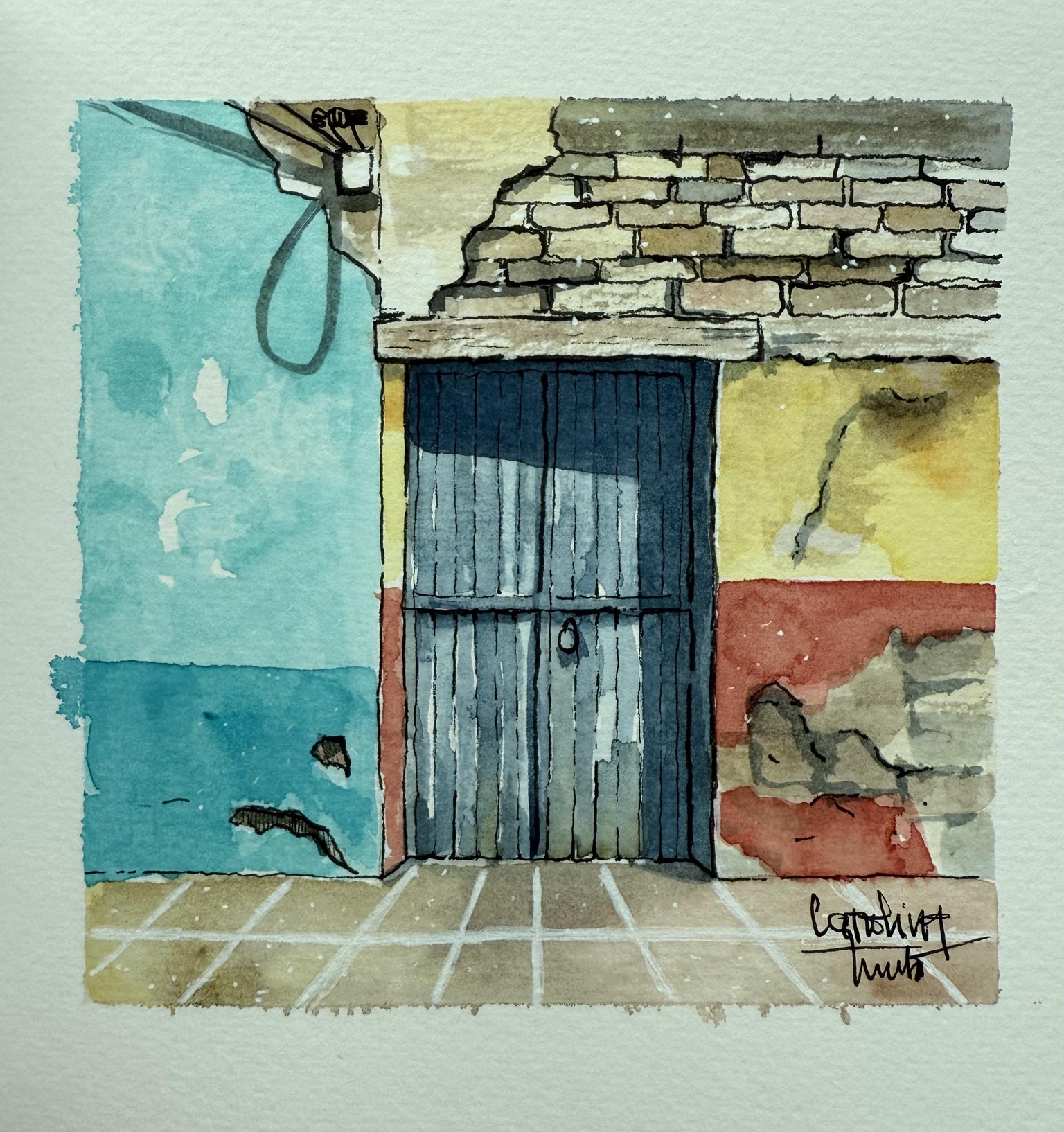 Colourful doors - image 1 - student project
