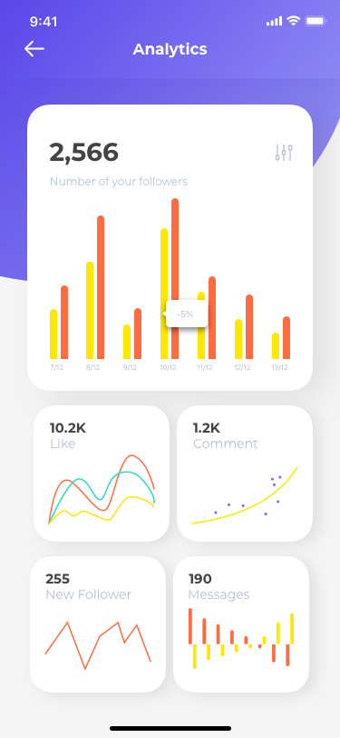Instagram Redesign - image 1 - student project