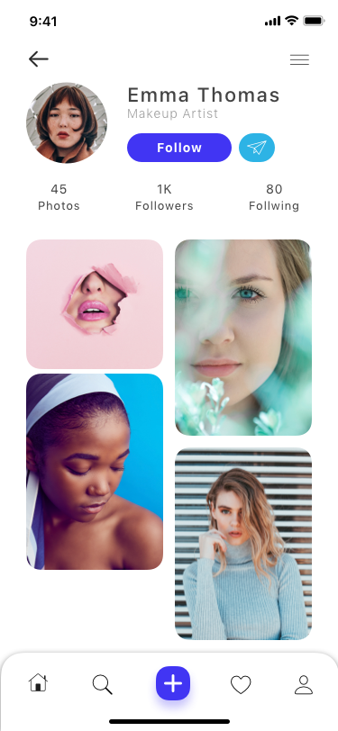 Instagram Redesign - image 16 - student project