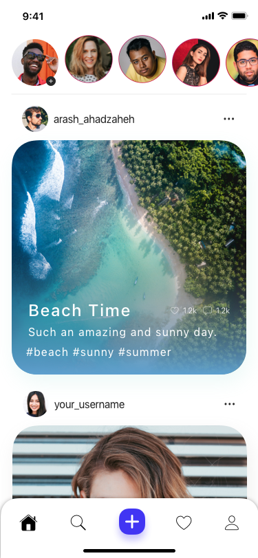 Instagram Redesign - image 6 - student project