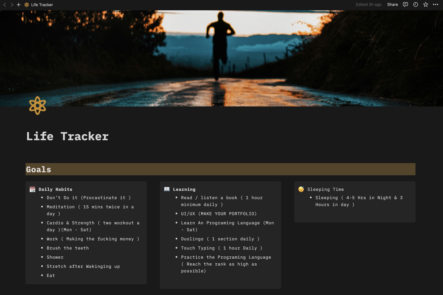 Daily Life Tracker - image 1 - student project