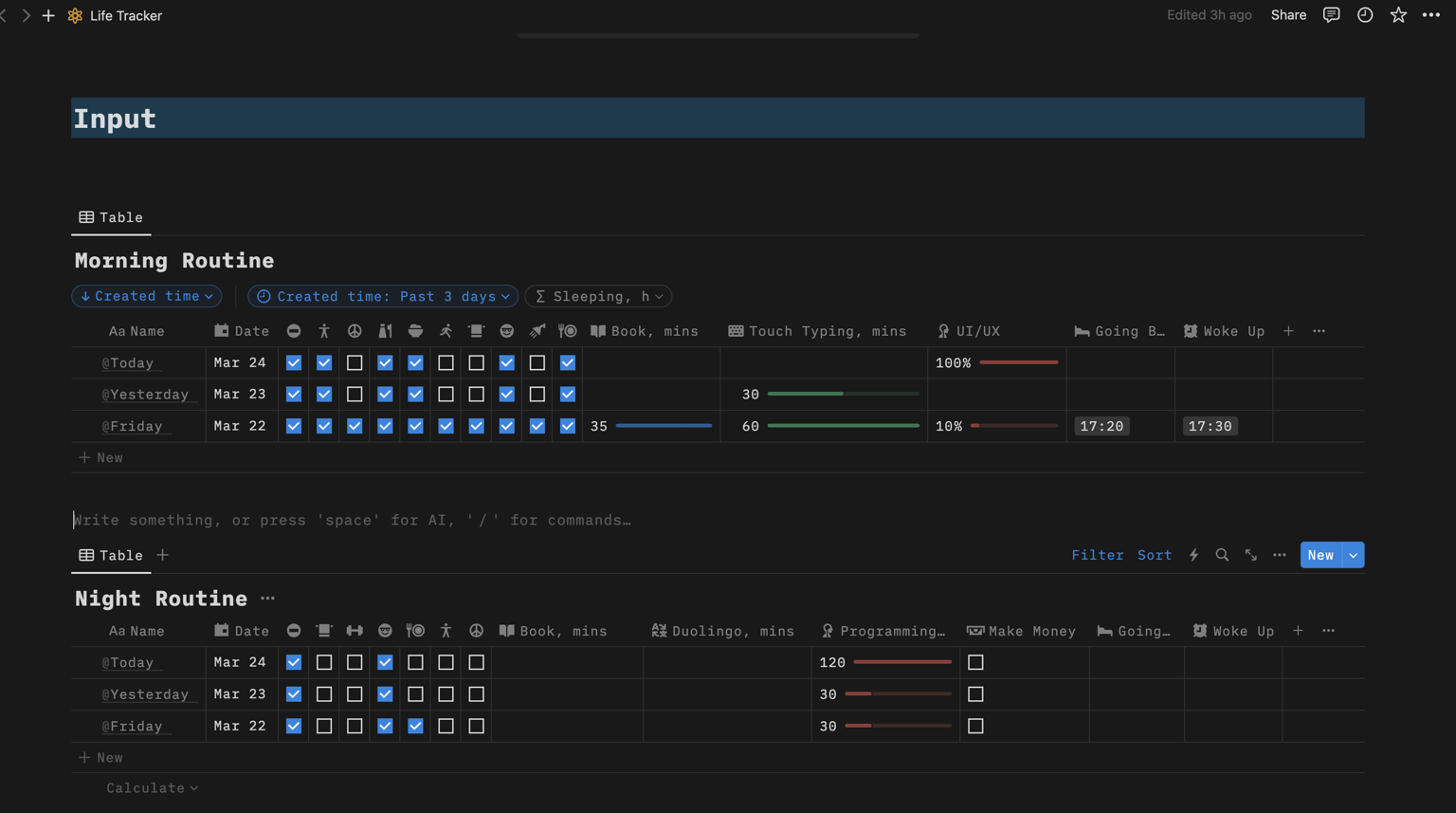 Daily Life Tracker - image 2 - student project