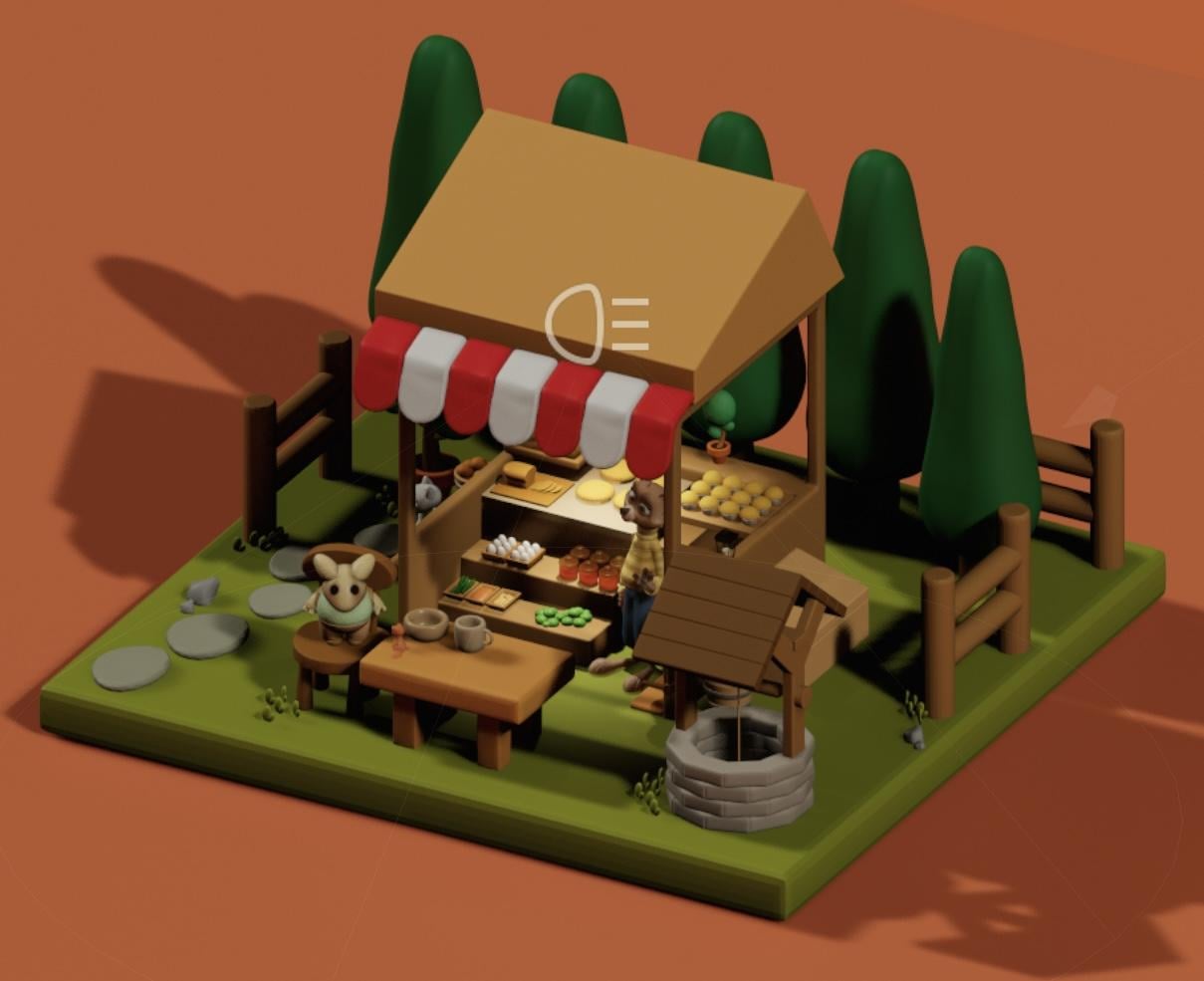Isometric diorama - image 1 - student project