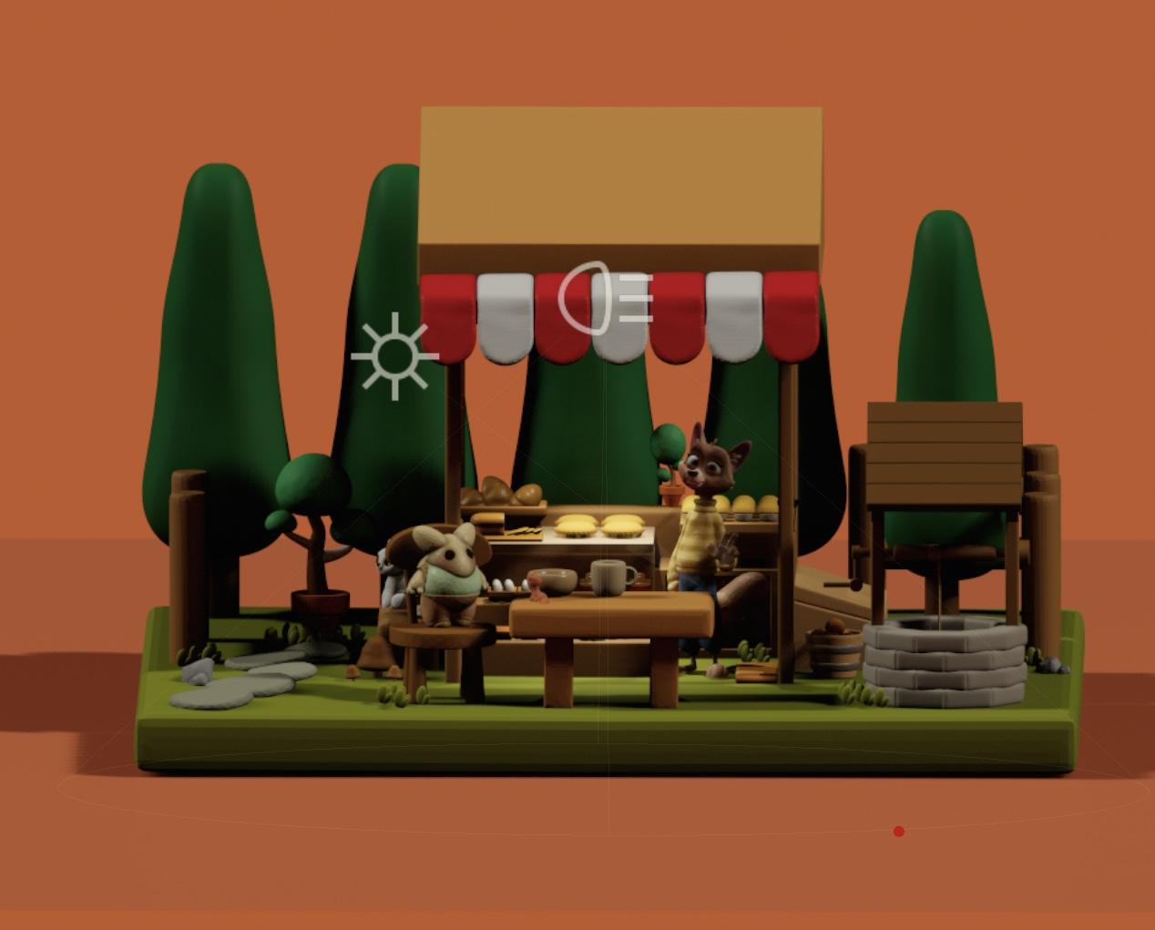 Isometric diorama - image 2 - student project