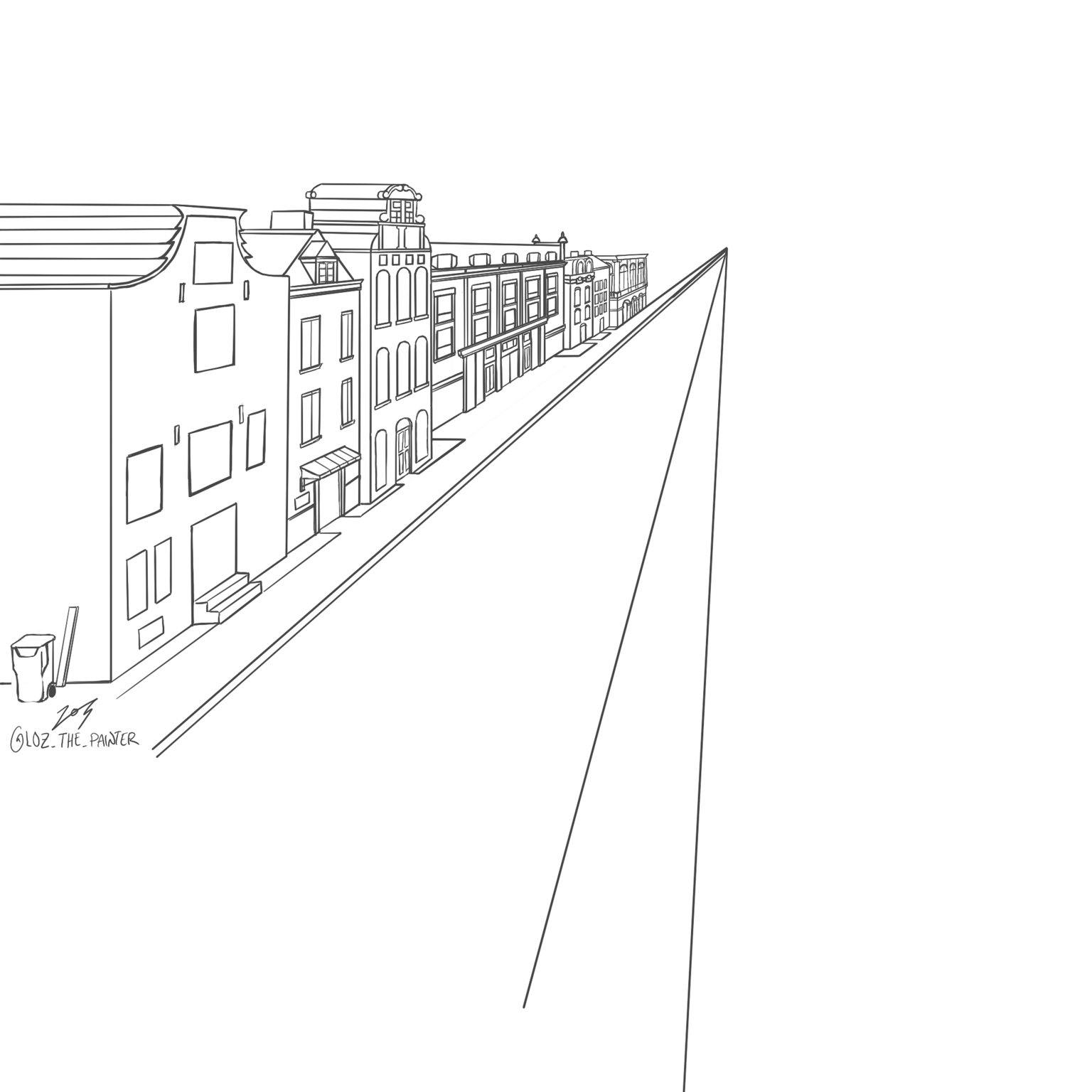 Not-so-busy street (in progress) - image 1 - student project