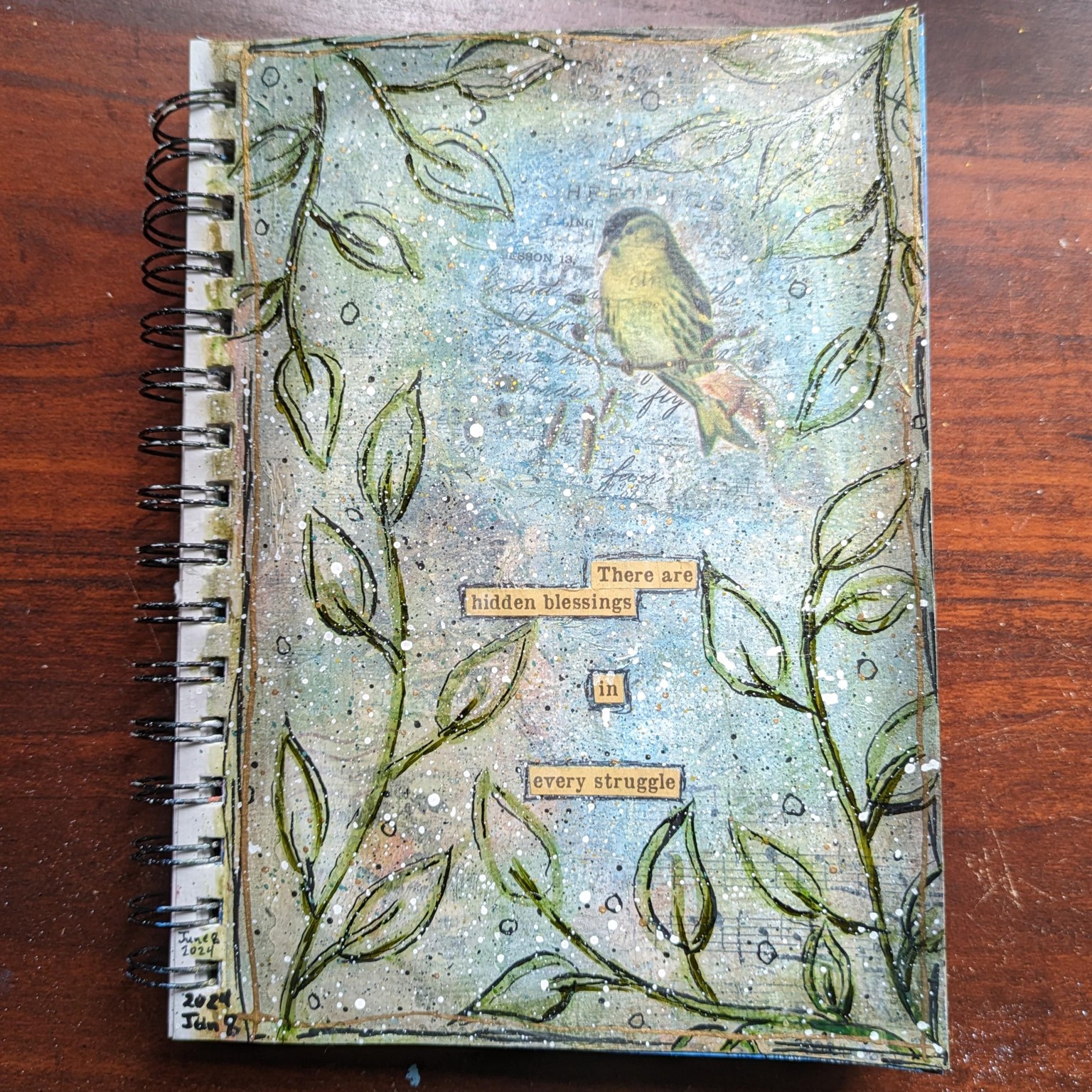 3 Art Journal Pages for Beginners by Helen Colebrook - image 1 - student project