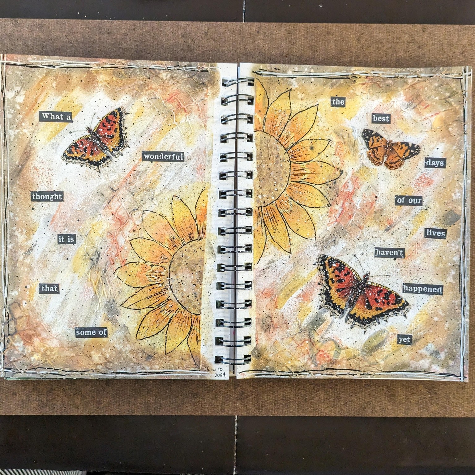 3 Art Journal Pages for Beginners by Helen Colebrook - image 2 - student project
