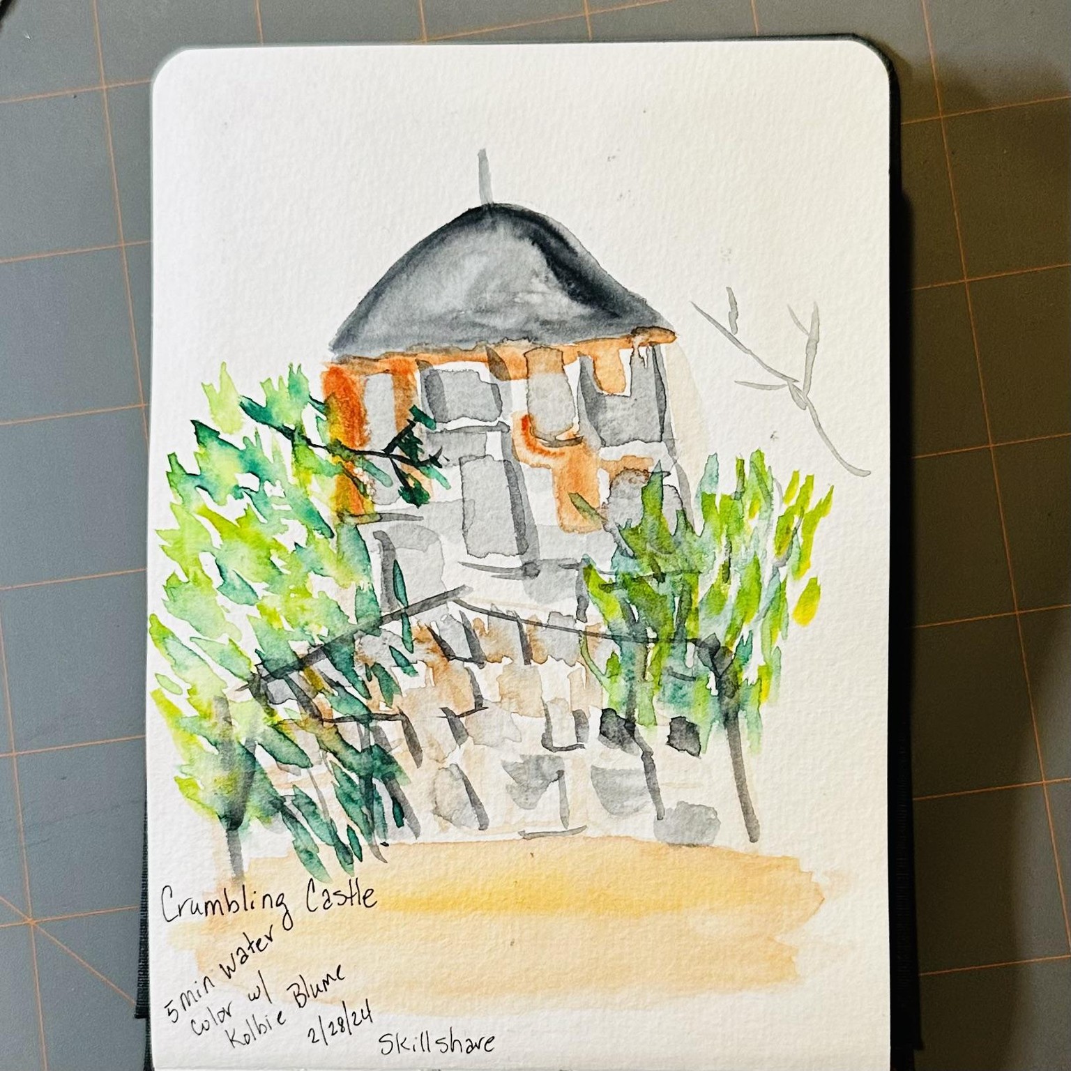 5 Minute Water Color Sketches - image 1 - student project