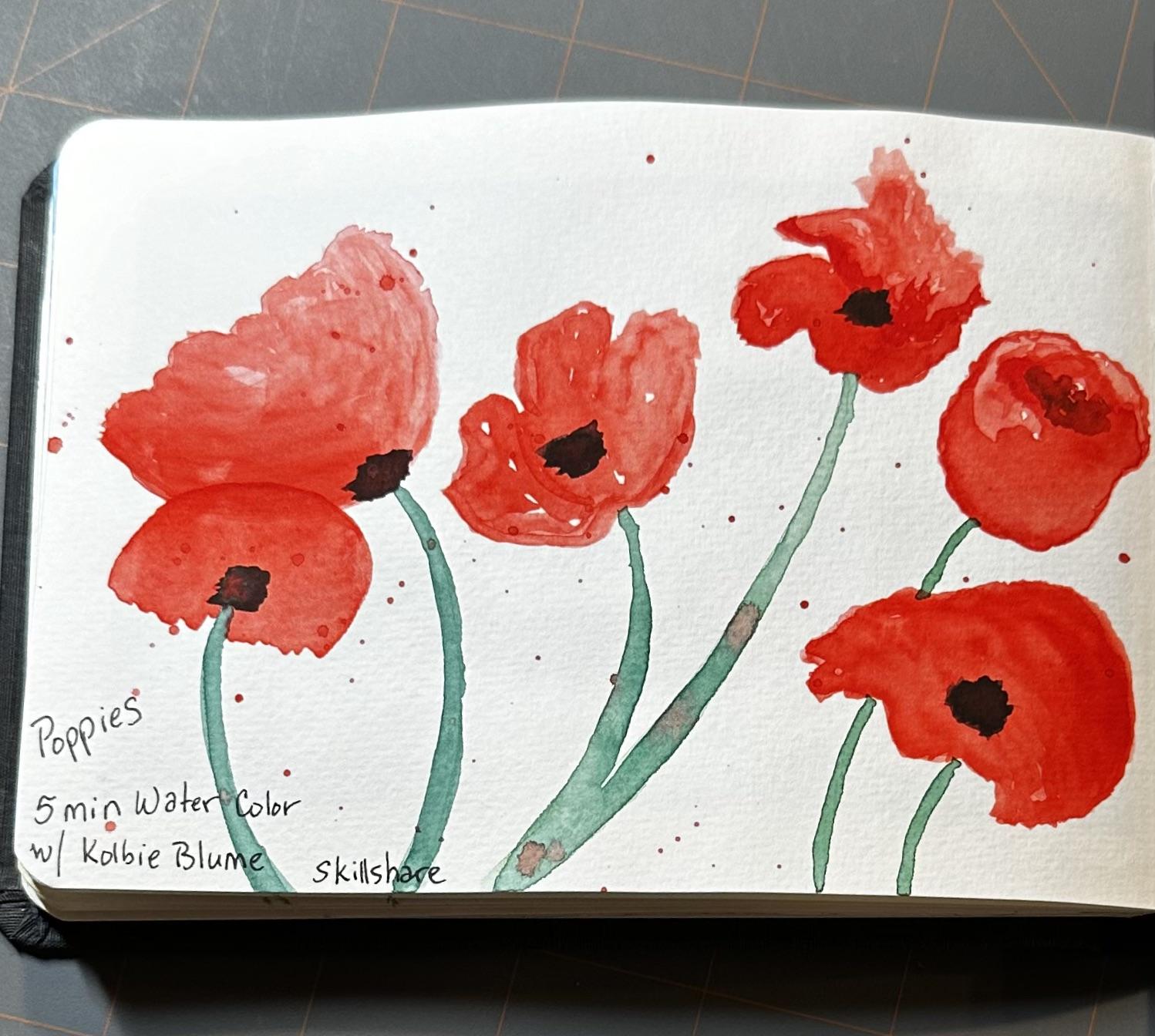 5 Minute Water Color Sketches - image 5 - student project