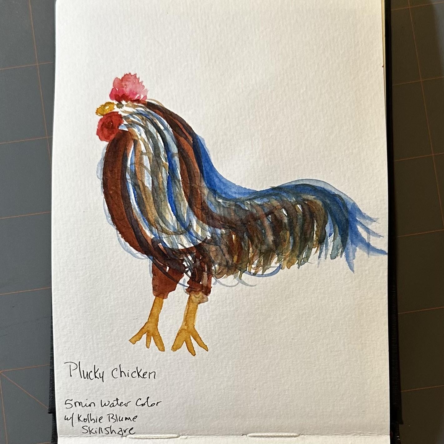 5 Minute Water Color Sketches - image 2 - student project