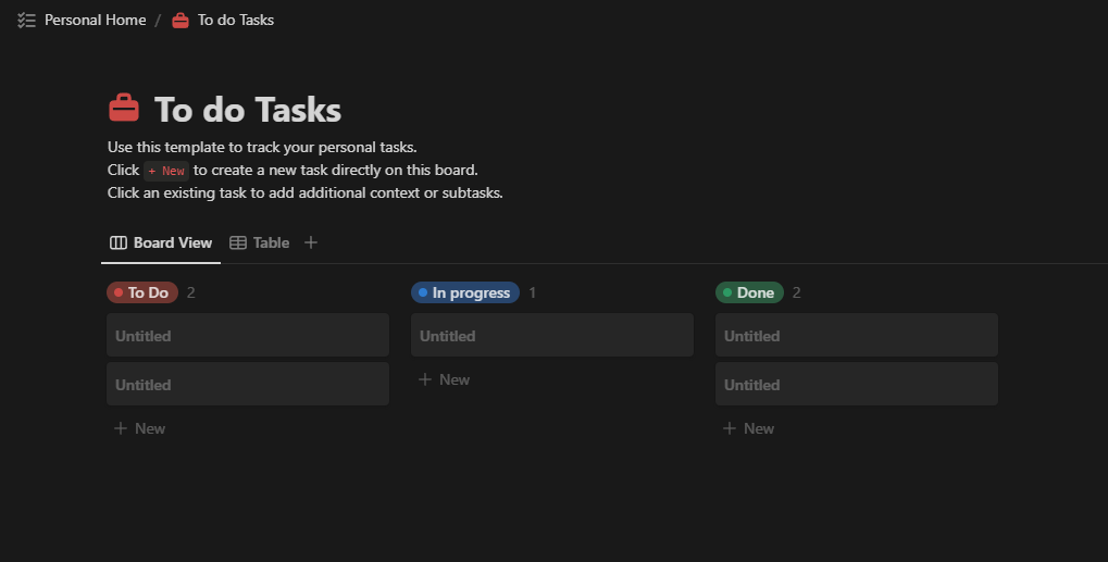 Getting started with Notion - image 7 - student project