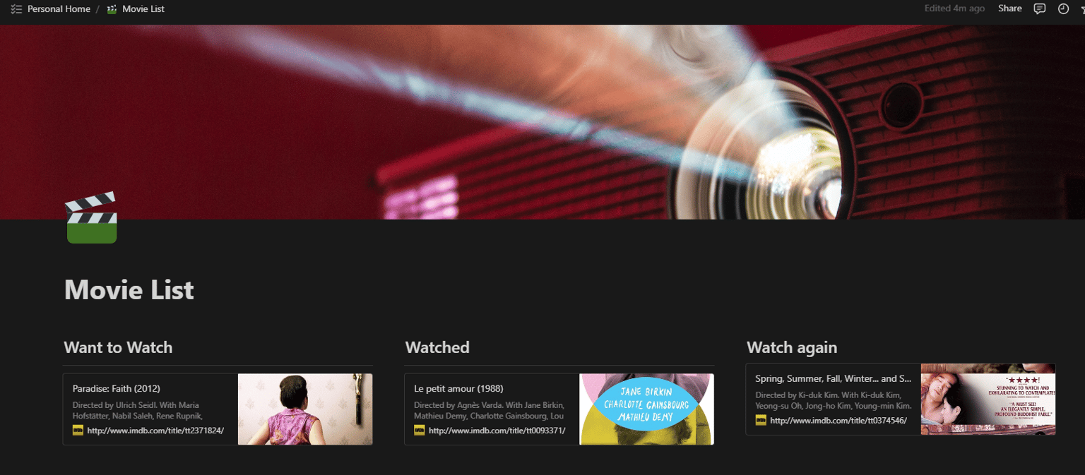 Getting started with Notion - image 4 - student project