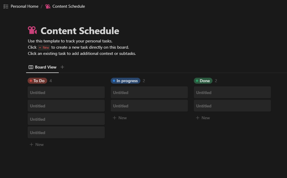 Getting started with Notion - image 6 - student project