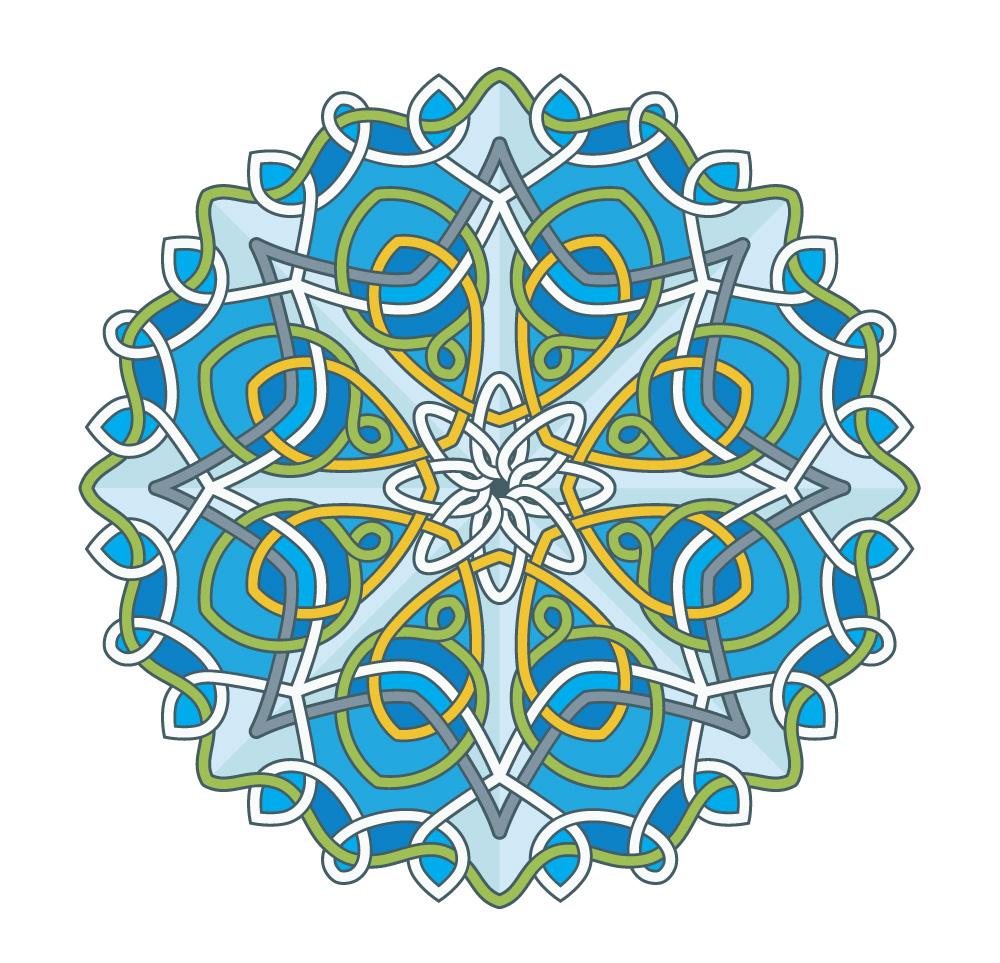 Interweaving geometric pattern - image 4 - student project
