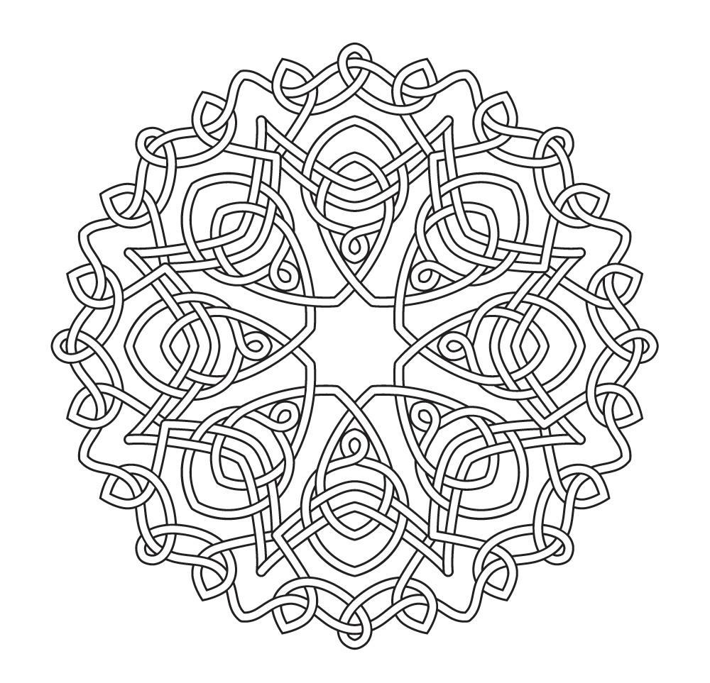Interweaving geometric pattern - image 3 - student project
