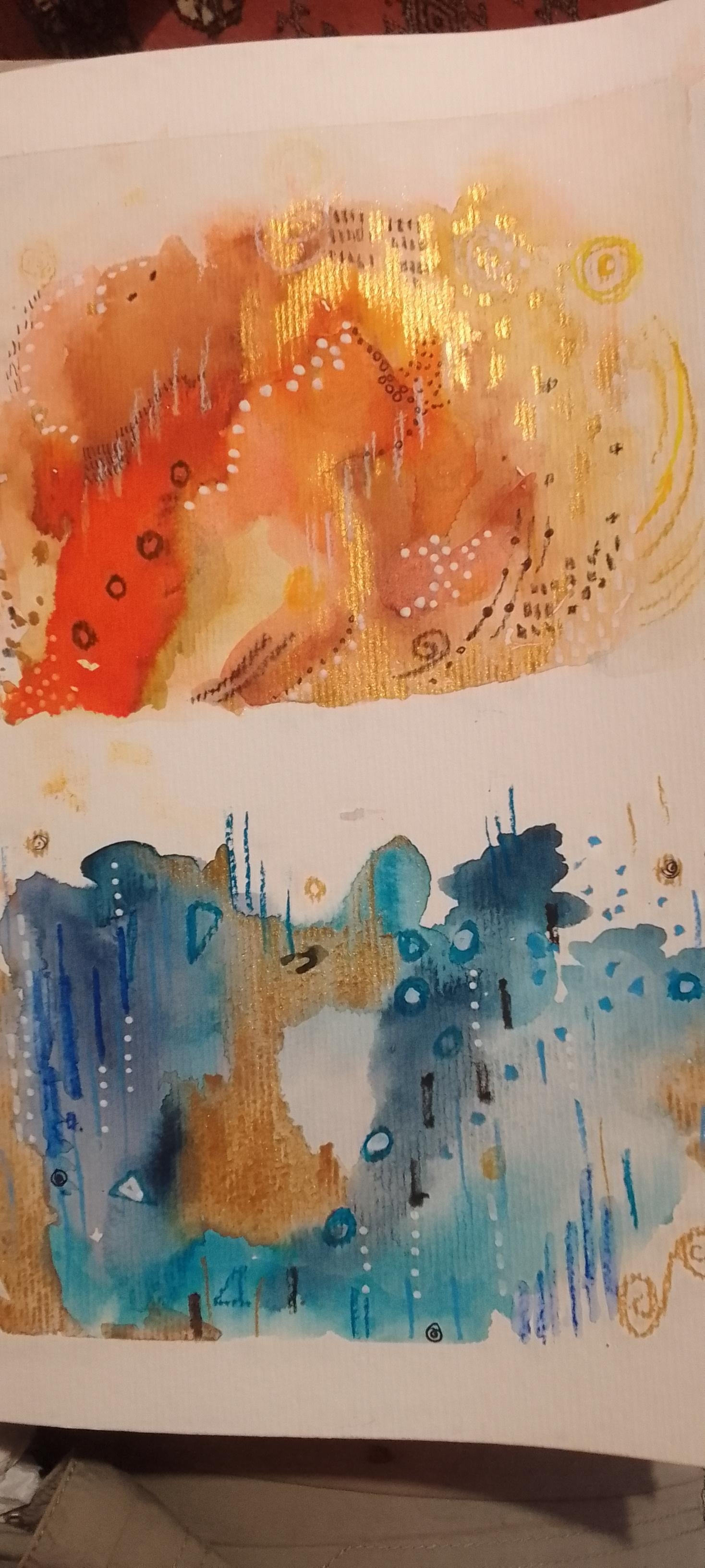 Watercolour and marking - image 2 - student project