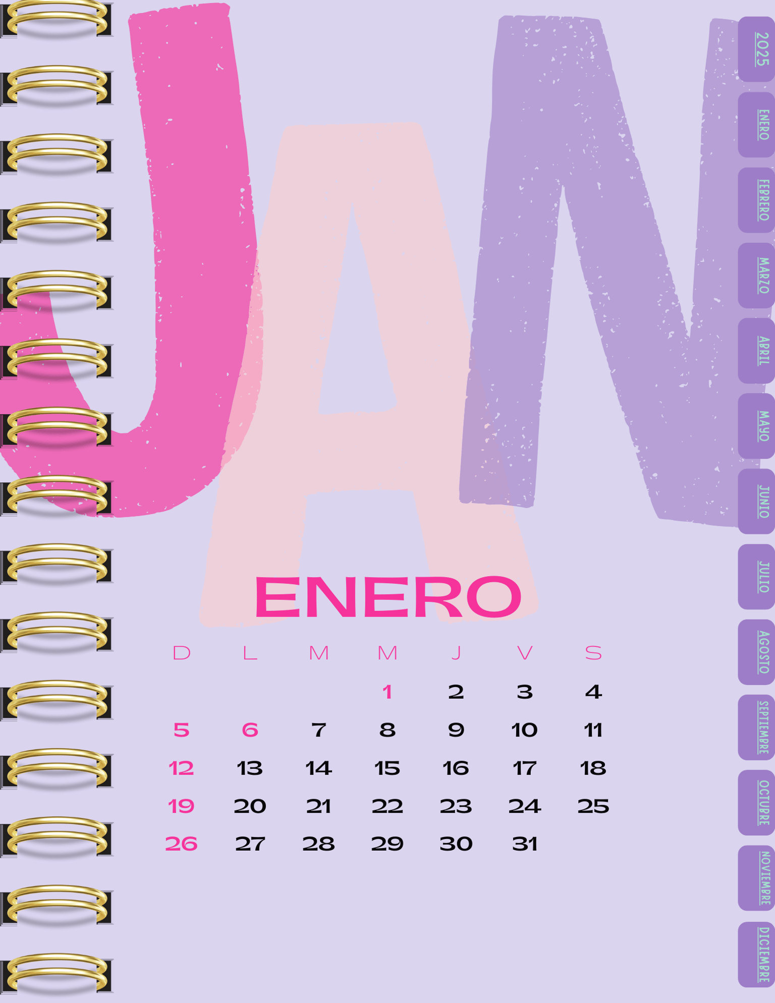 Mi agenda 2025 - image 8 - student project