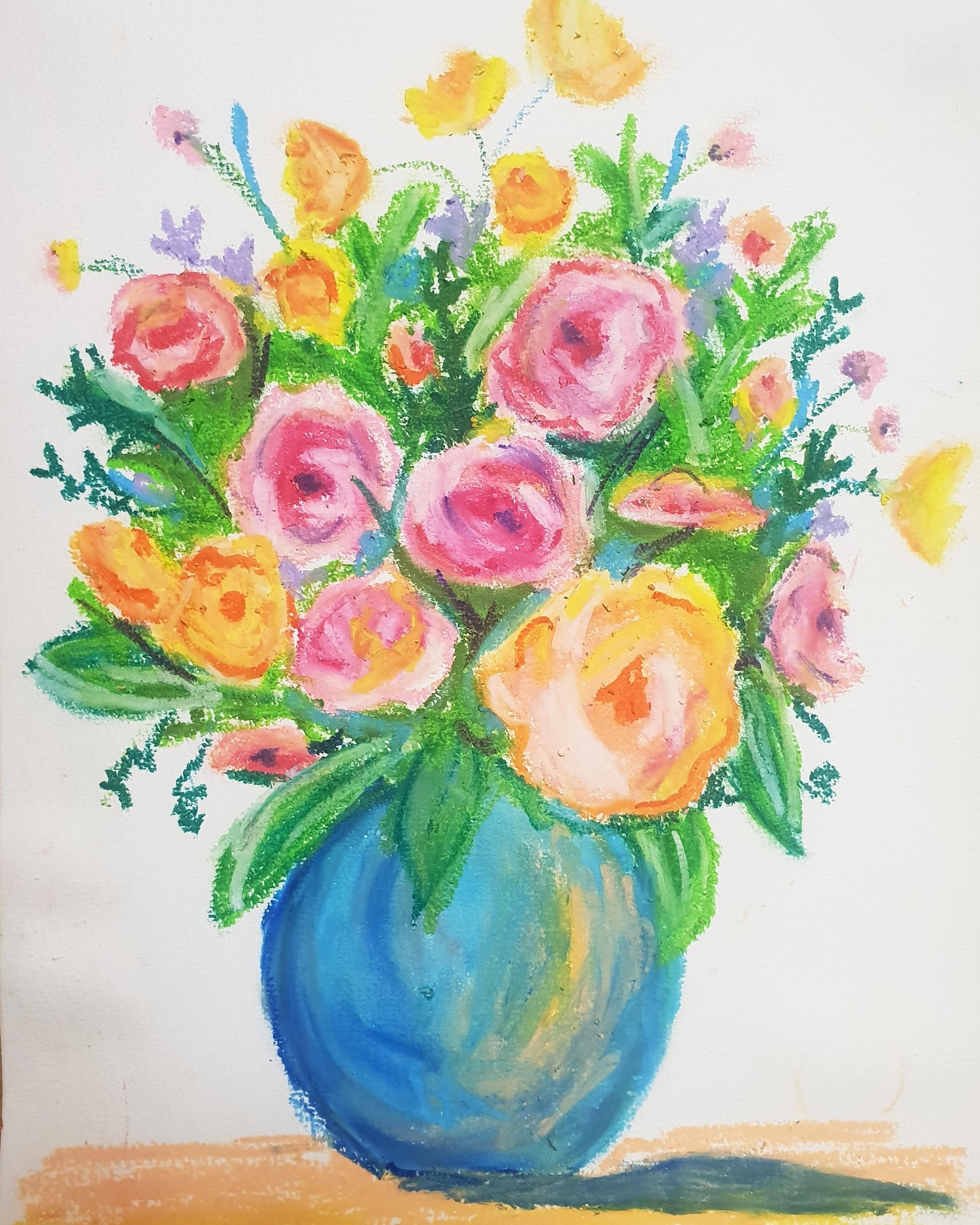 First time trying oil pastels - image 1 - student project