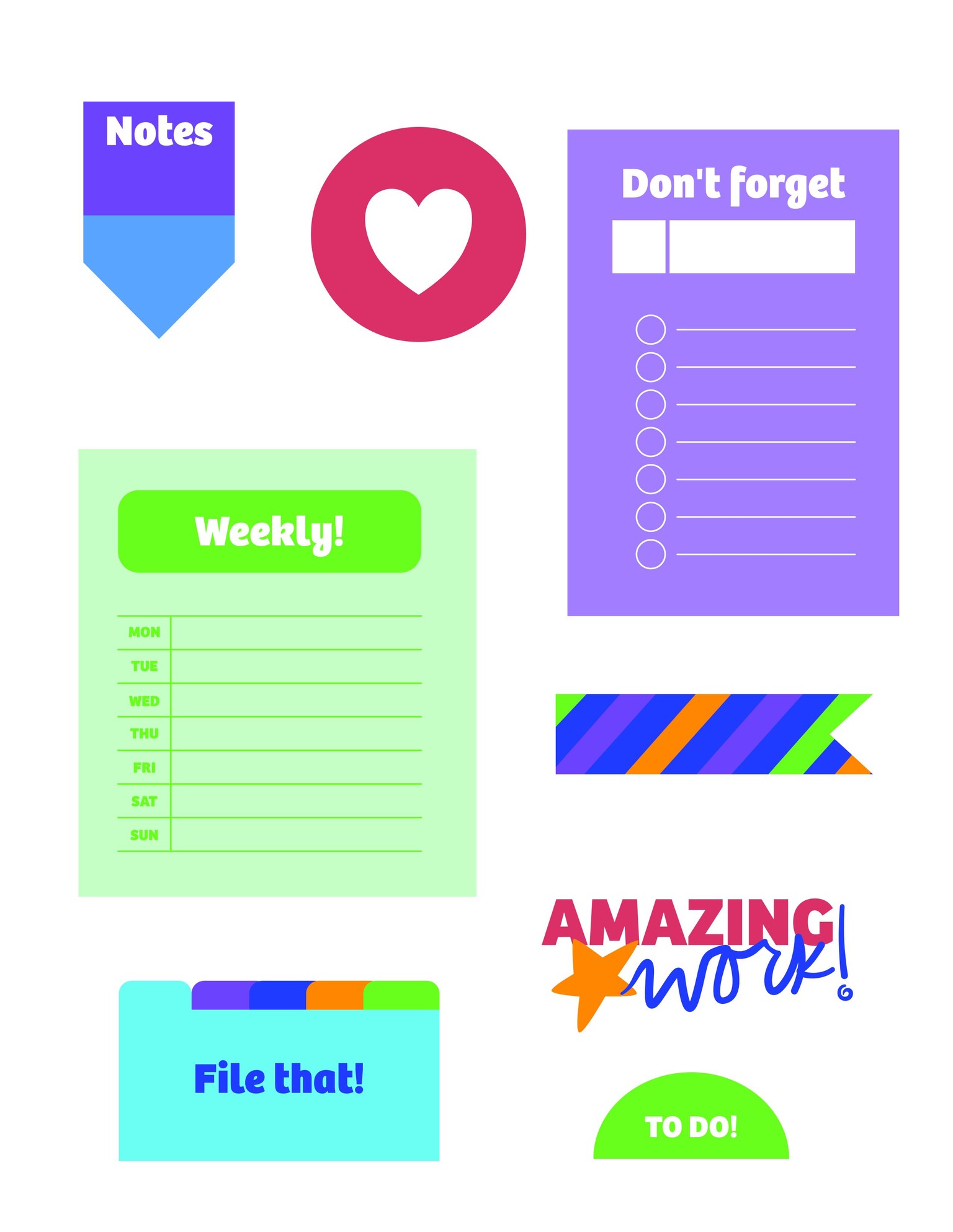 Digital Stickers - image 1 - student project