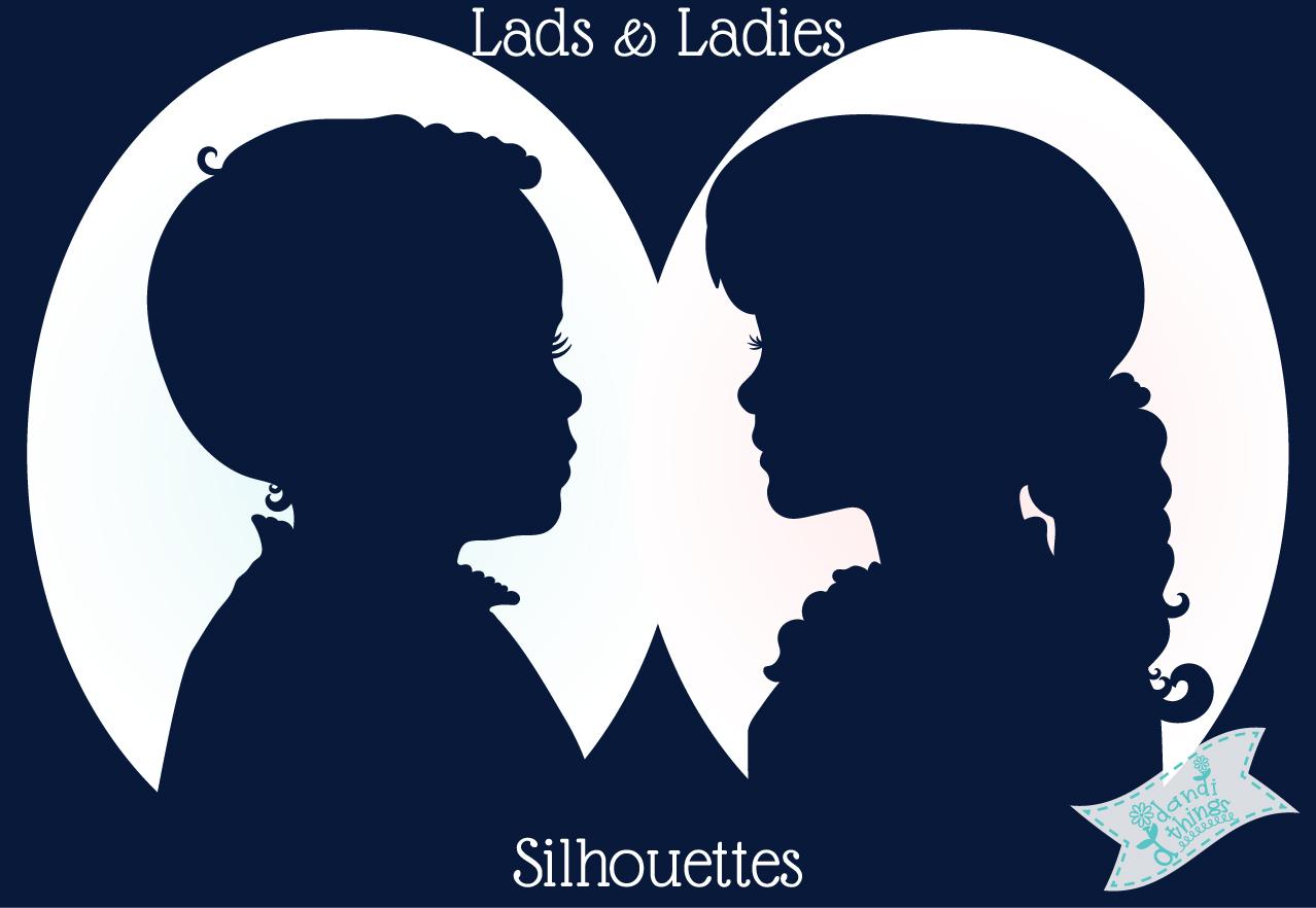 Lads and Ladies Silhouettes - image 2 - student project