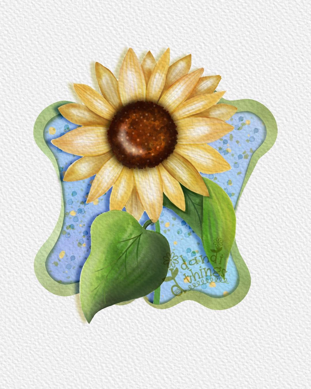 Salient Sunflower - image 1 - student project