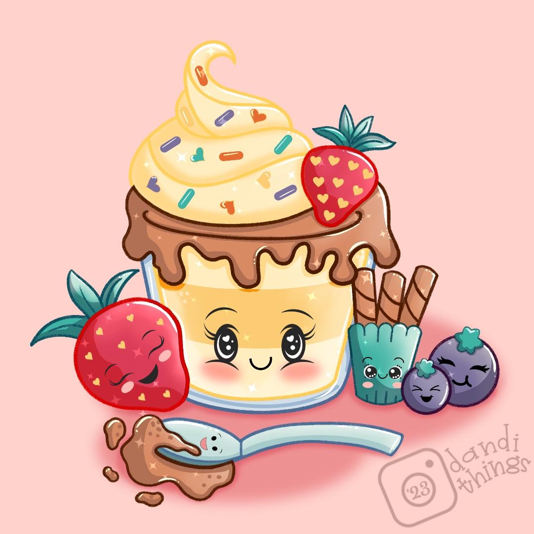 A Berri-ly Adorable Pudding Cup - image 1 - student project