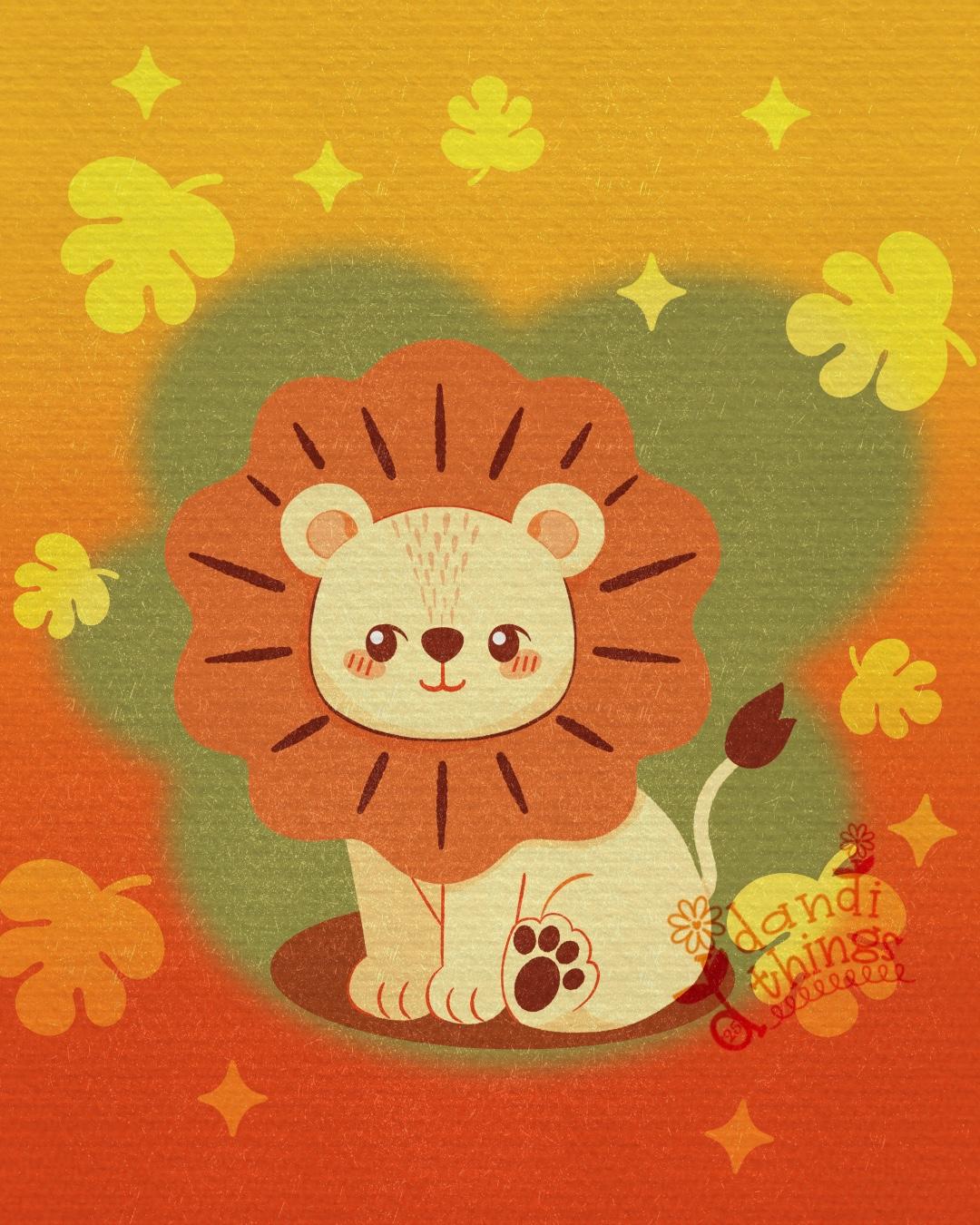 Autumn's Amber Lion - image 1 - student project