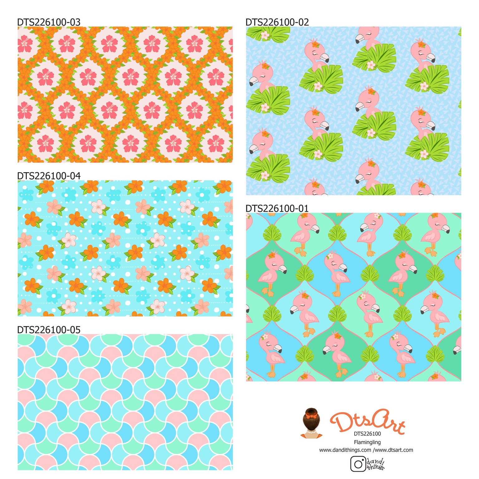 Flamingling Mini Pattern Collection - image 1 - student project