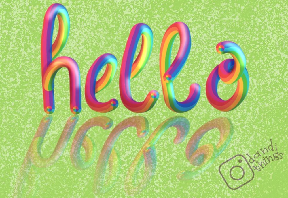 Procreating Fresco Hello - image 1 - student project