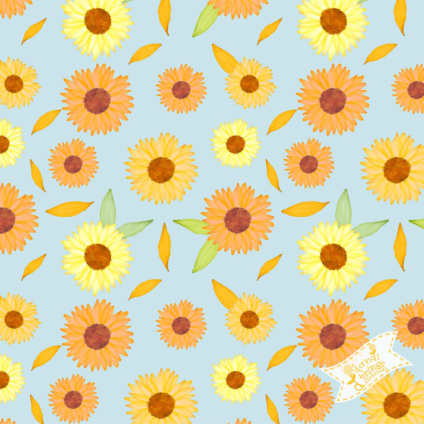 Watercolor Sunflowers - image 1 - student project