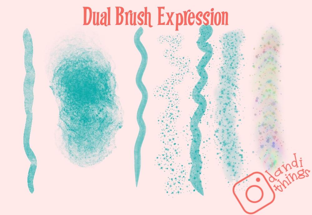 Glittering Dual Brushes - image 1 - student project
