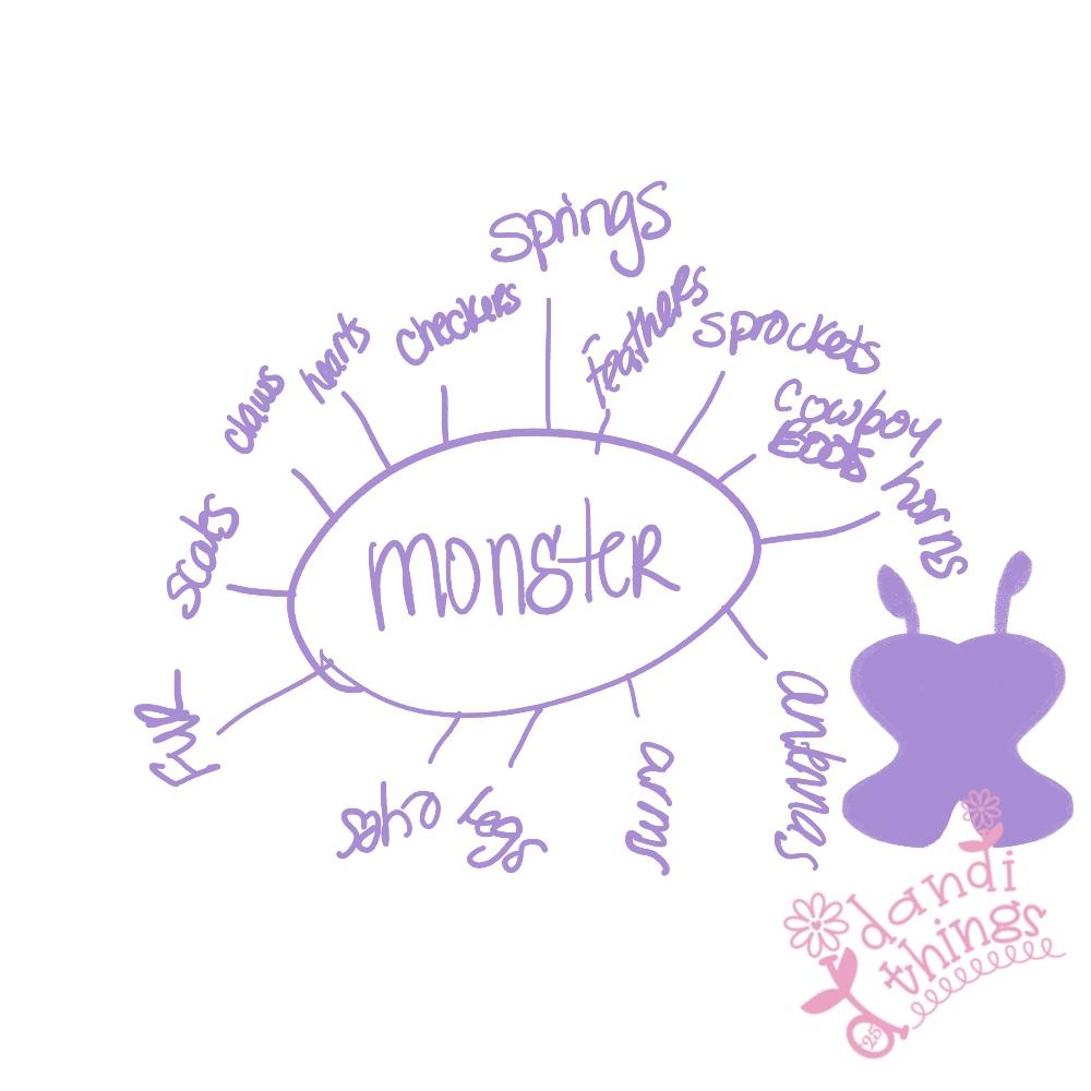 Powder Puff Monster - image 3 - student project
