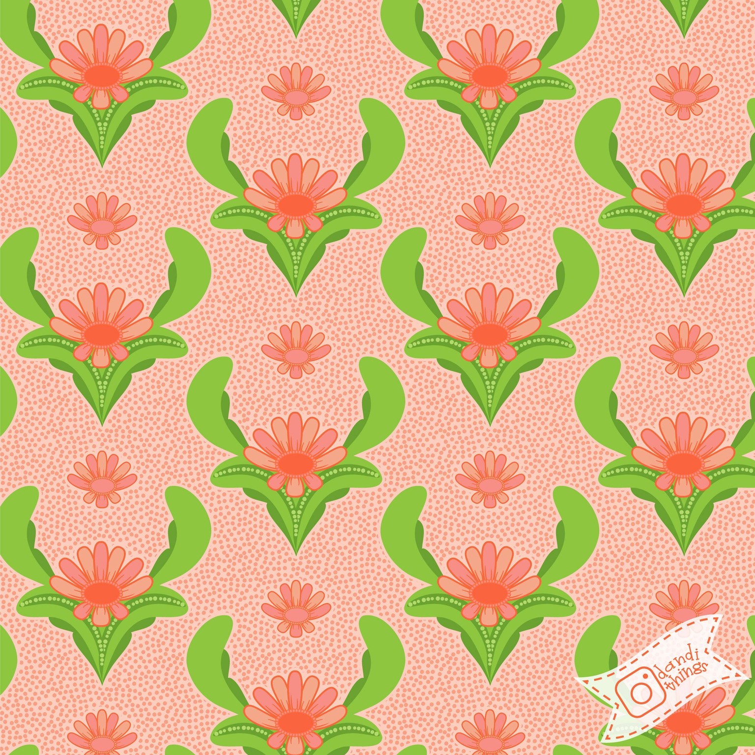 Take It or Leaf it, A Once in a Floral Pattern - image 1 - student project