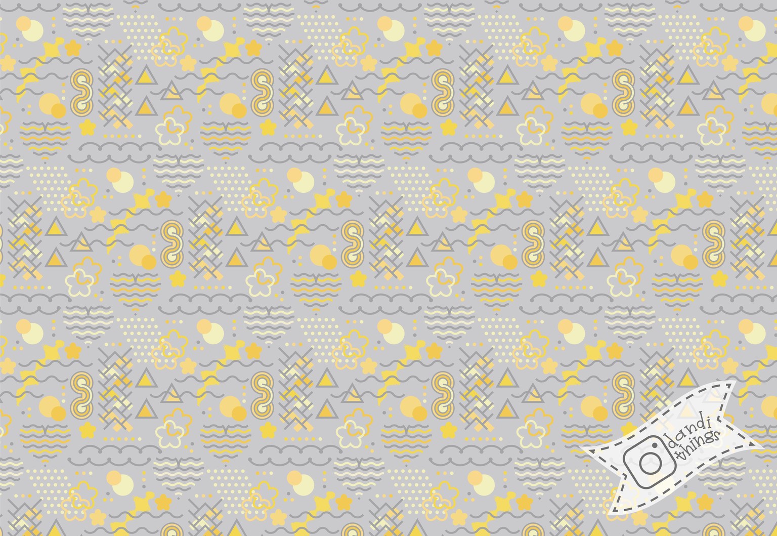 Memphis Pop Patterns - image 2 - student project