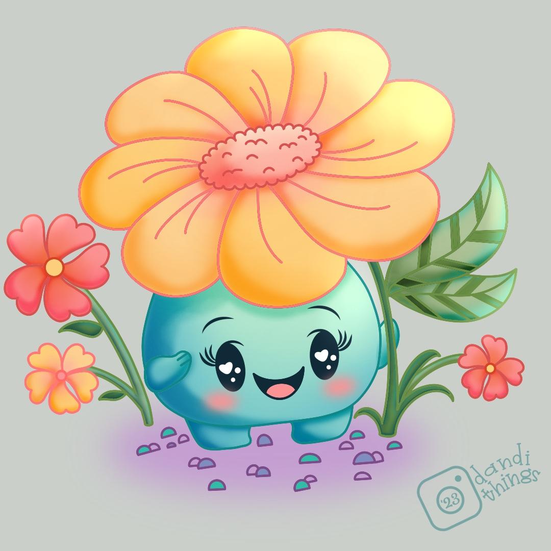 Flower Power Monster - image 1 - student project