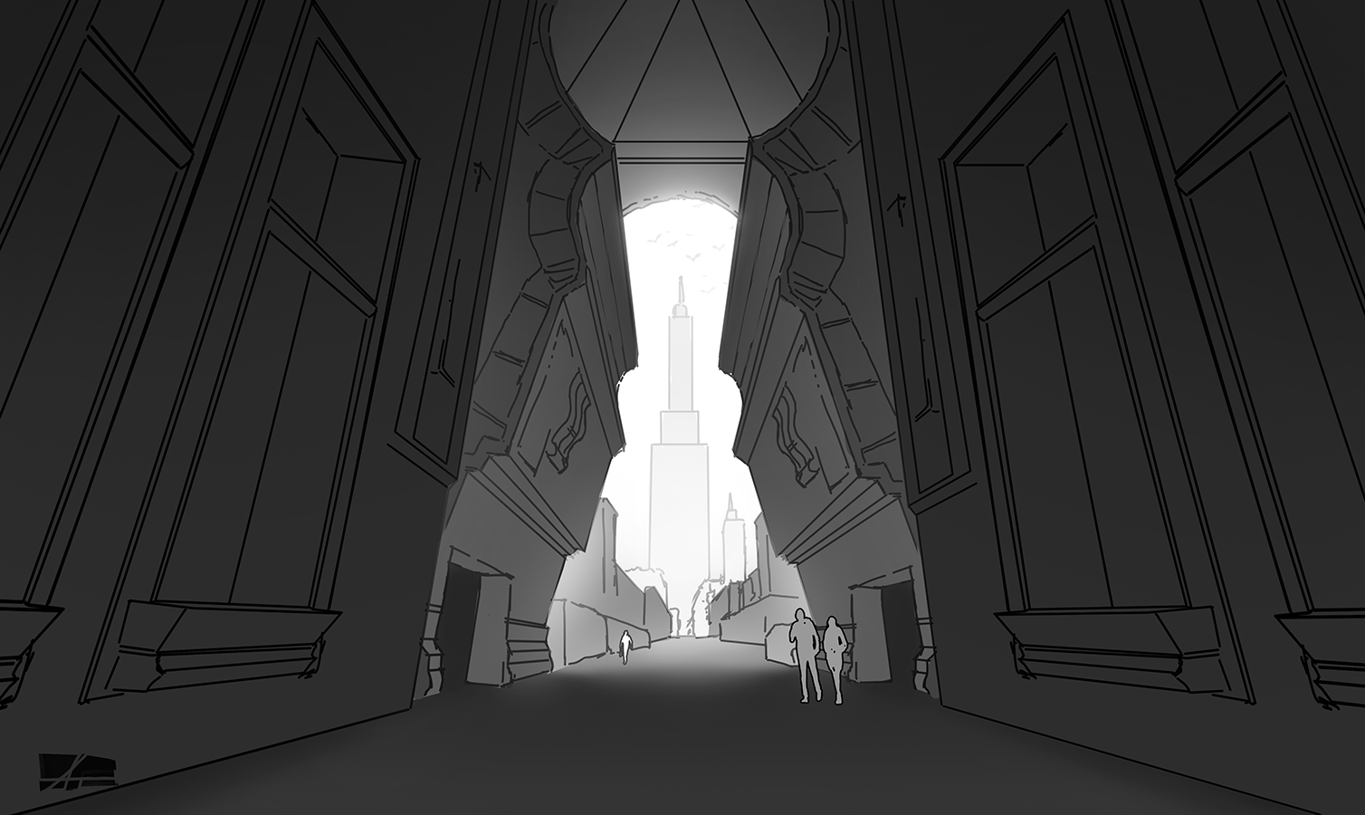 1st project - line art - image 1 - student project