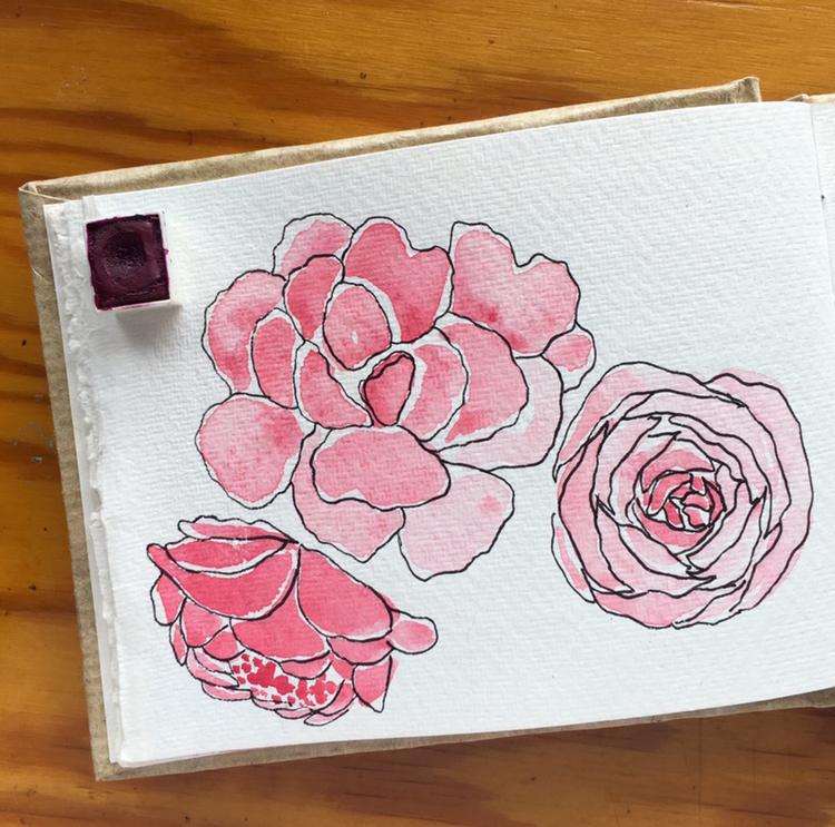 First try on painting floral bouquets - image 1 - student project
